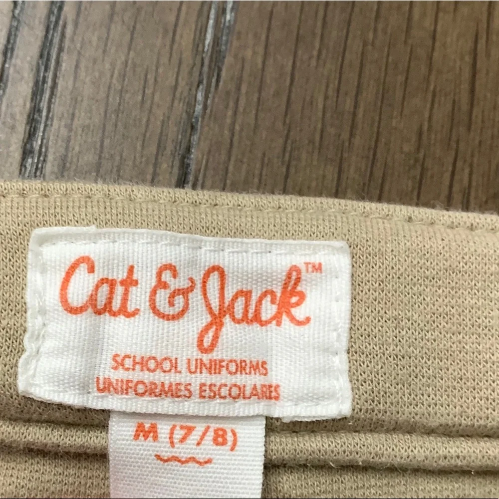 Cat & Jack tan school uniform pants Size  7/8